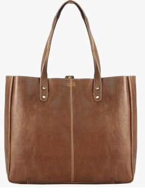 Brown Leather Tote Bag for Women